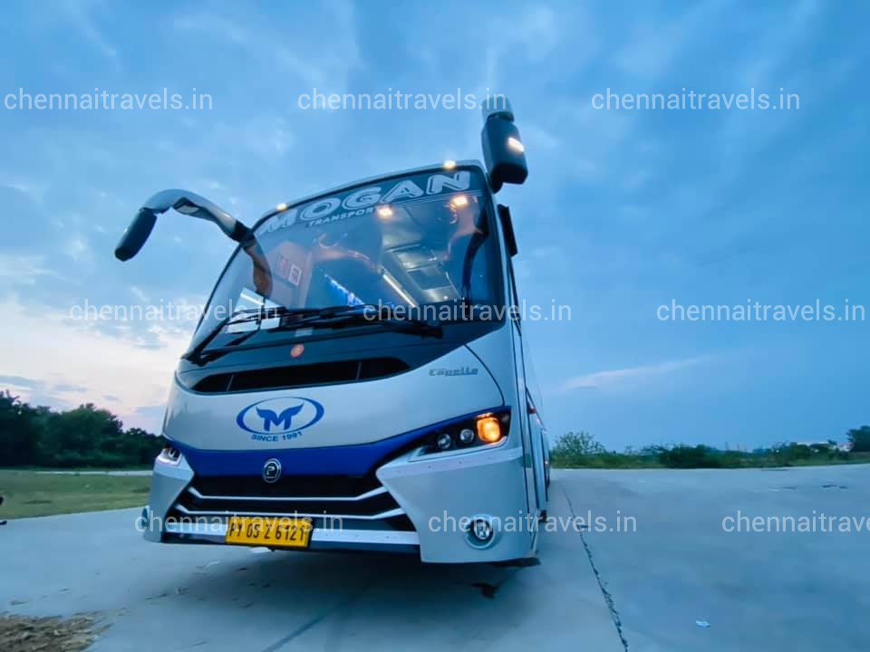 tourist bus travels in chennai