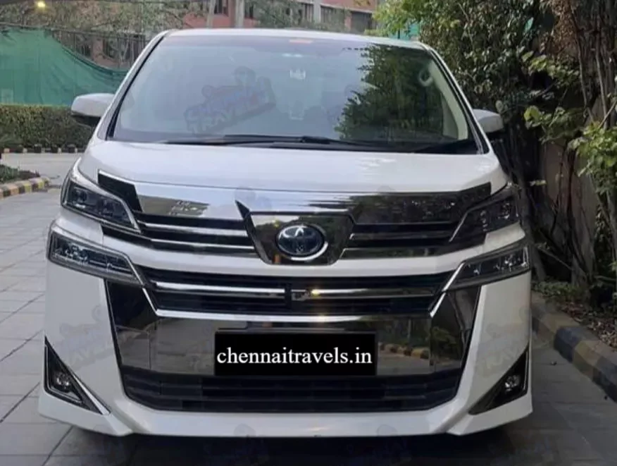 Toyota Vellfire rental in Chennai