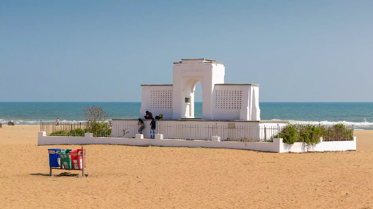 Marina beach chennai