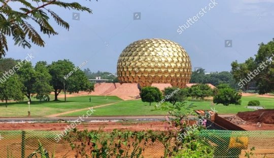 Auroville Matrimandir in Pondicherry