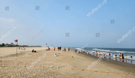 Paradise beach in Pondicherry