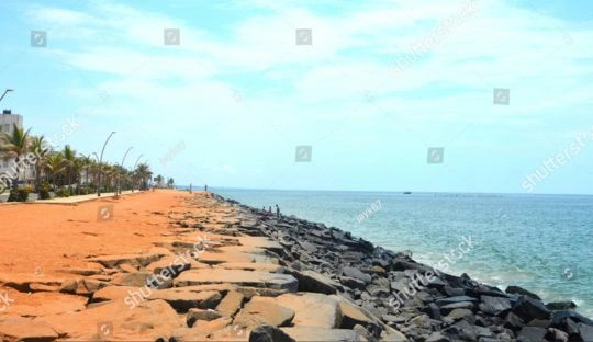 Promenade Beach in Pondicherry