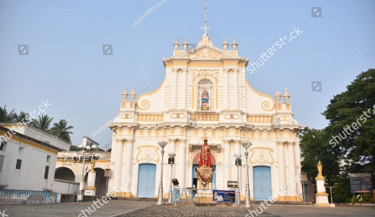 Immaculate Conception Cathedral in pondicherry