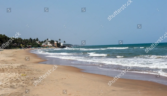 Serenity beach in Pondicherry