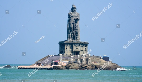 Thiruvalluvar Statue at kanyakumari